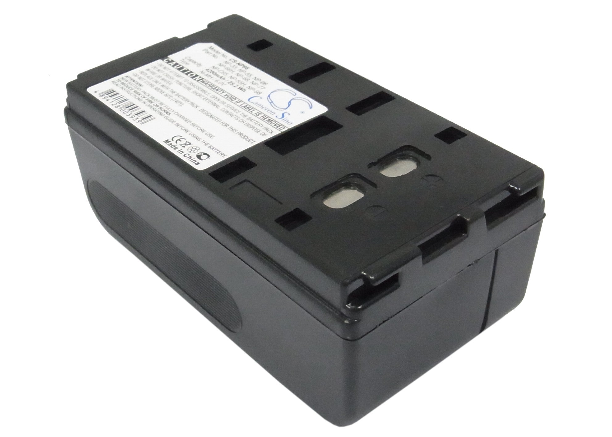 6.0V 4200mAh Ni-MH Replacement Battery for AKAI Camera BPN300 BPN350, Sears 53601, Panasonic PV-BP15 Series
