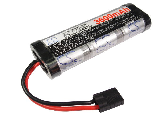 High-Capacity 7.2V 3600mAh Ni-MH Battery Pack for RC Cars - CS-NS360D37C012 (133.8x45.52x24.44mm) 
