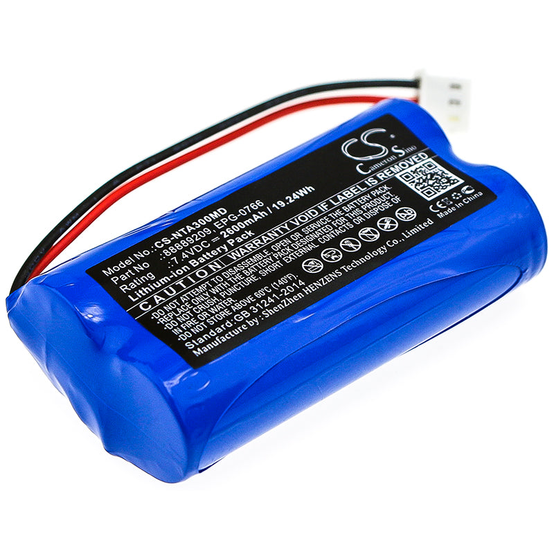 2600mAh Replacement Battery - Natus Audiometer Algo 3 & 3i - 7.4V Li-ion - Premium Medical Grade Power 
