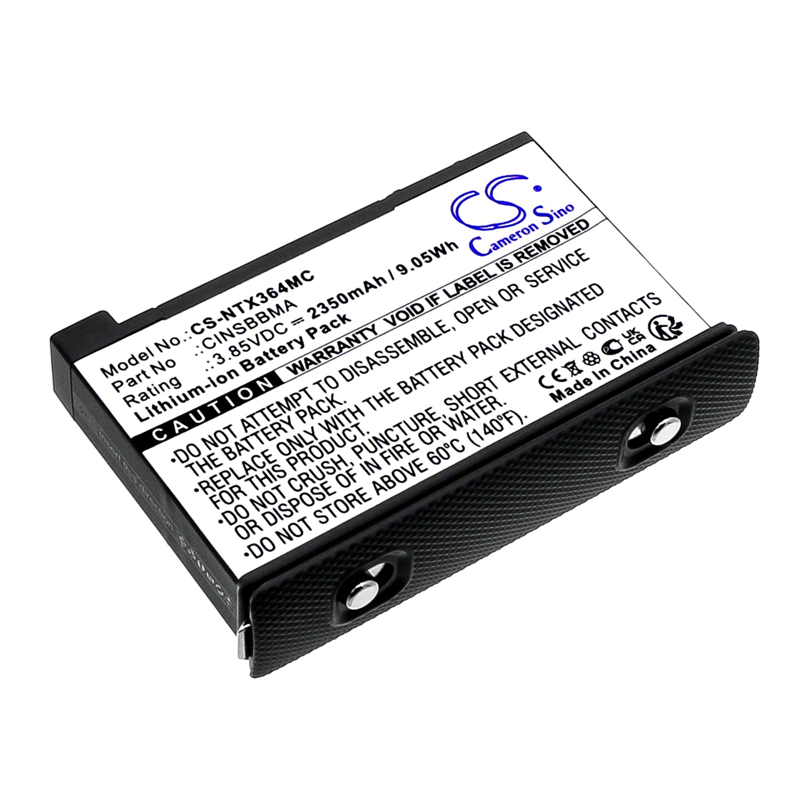 2350mAh Replacement Battery for Insta360 One X4 Action Camera - 3.85V 9.05Wh Li-ion Power

