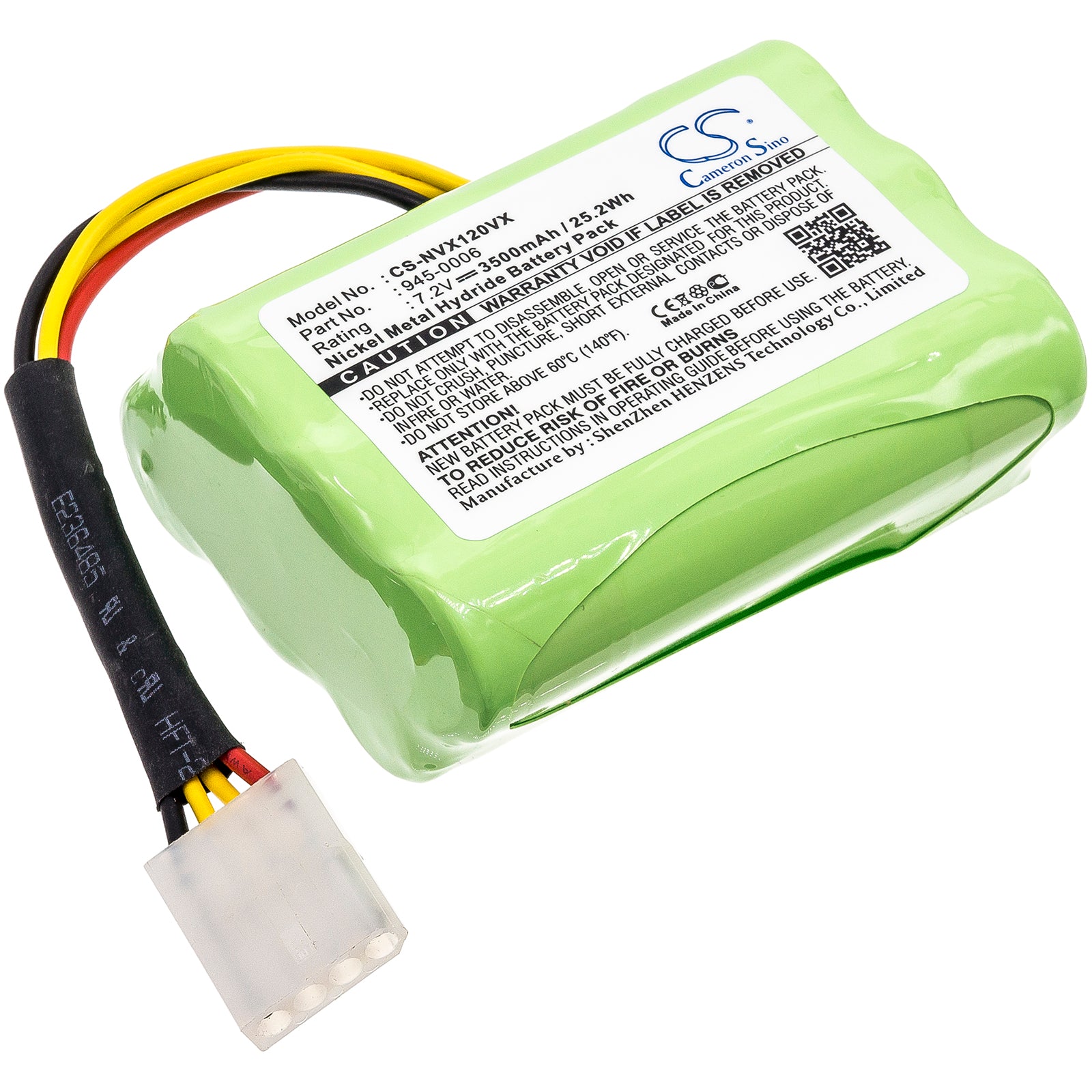 7.2V 3500mAh Ni-MH Replacement Battery for Neato XV Series & Vorwerk VX100 Robot Vacuums
