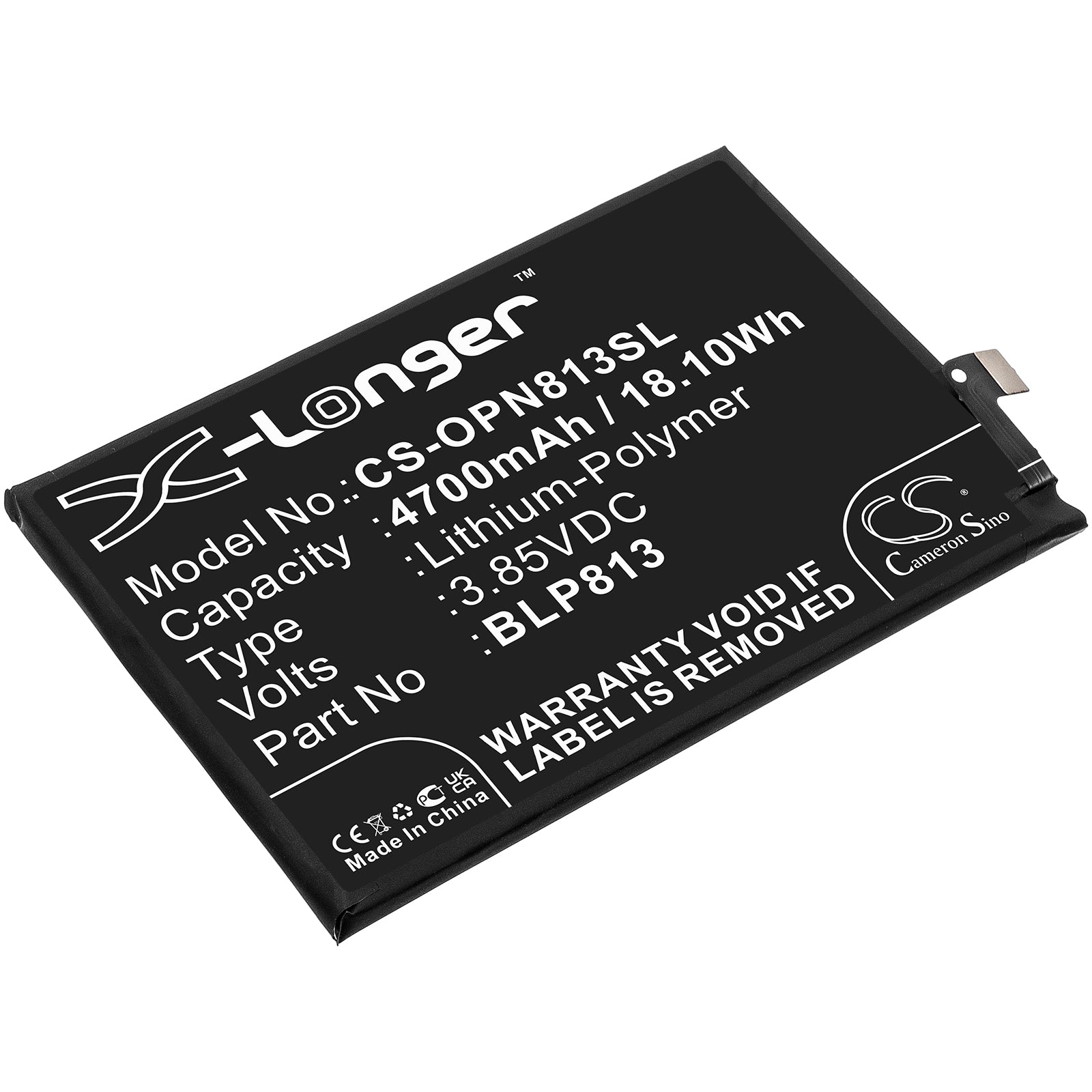 4700mAh Extended Replacement Battery for MetroPC Nord N100 BE2015 - 3.85V Li-Polymer Upgrade
