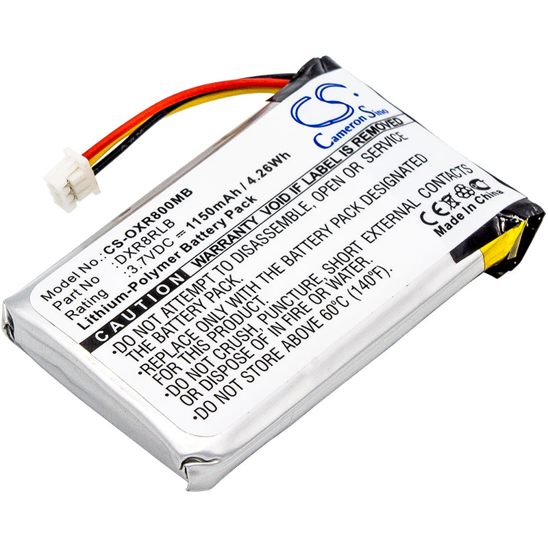 1150mAh Replacement Battery for Infant Optics DXR-8 & Luvion Grand Elite Baby Monitors, 3.7V Li-Polymer 
