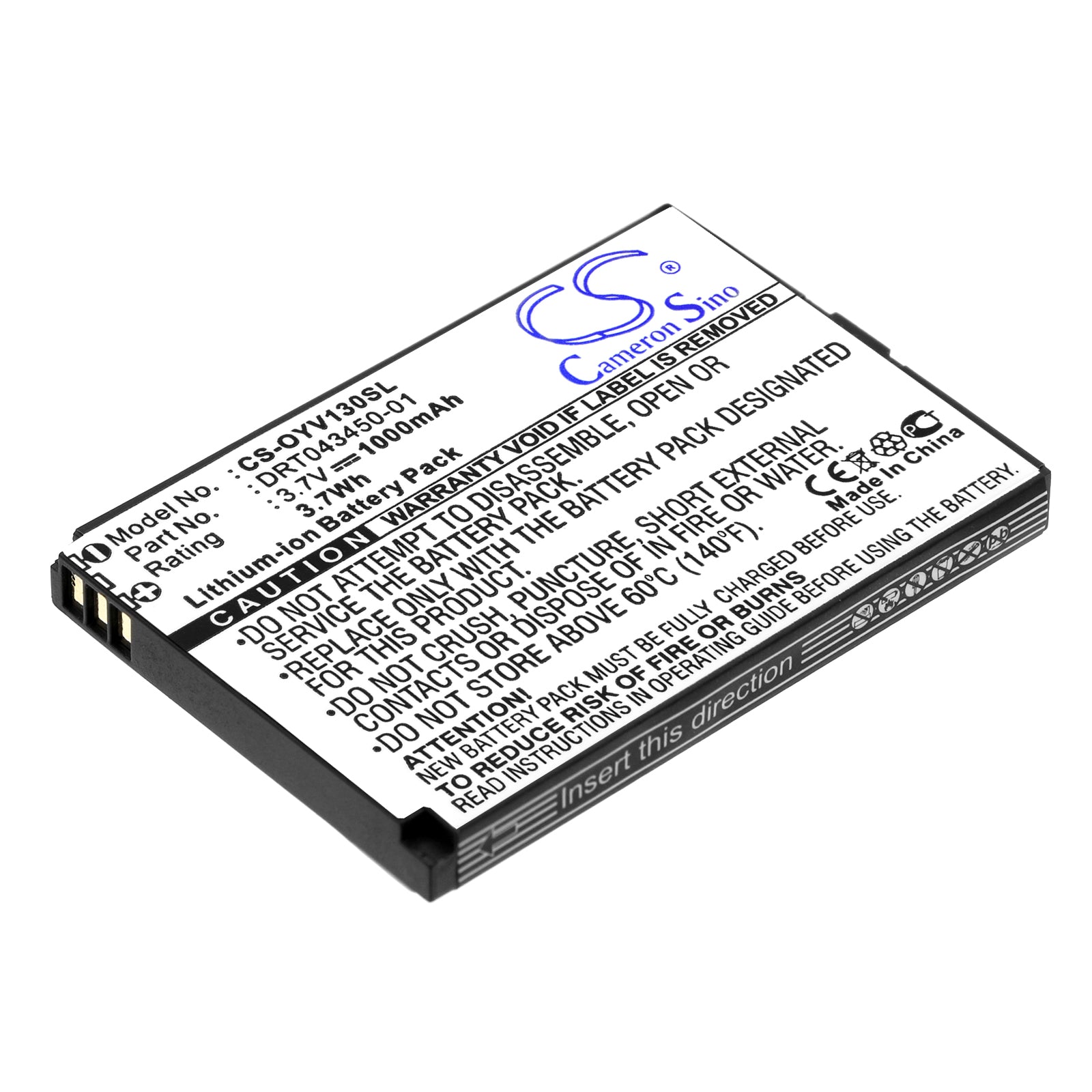 Olympia Vox & Auro M101 Mobile Replacement Battery - 1000mAh Li-ion 3.7V - 53.8x36.9x5.2mm
