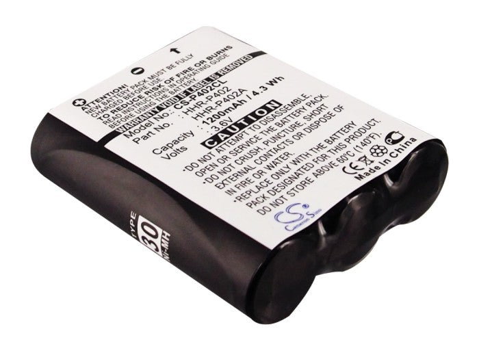 1200mAh Ni-MH 3.6V Cordless Phone Battery - GE TL-26400 & Panasonic KX-TG2200 Series Replacement
