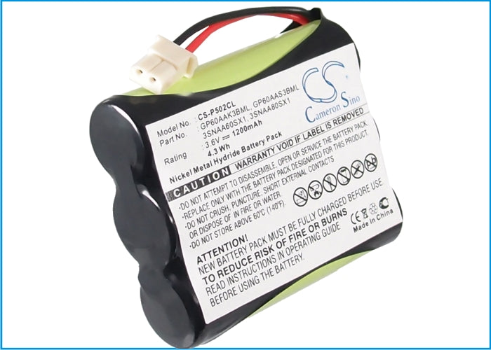 1200mAh Battery for Aastra MAESTRO 900DSS Cordless Phone - 3.6V Ni-MH Replacement Battery for Select Models
