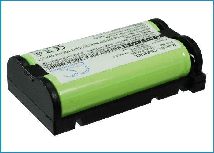 1500mAh Ni-MH Cordless Phone Battery - Panasonic HHR-P513A, KX-TG2258, TYPE 27 Replacement, 2.4V
