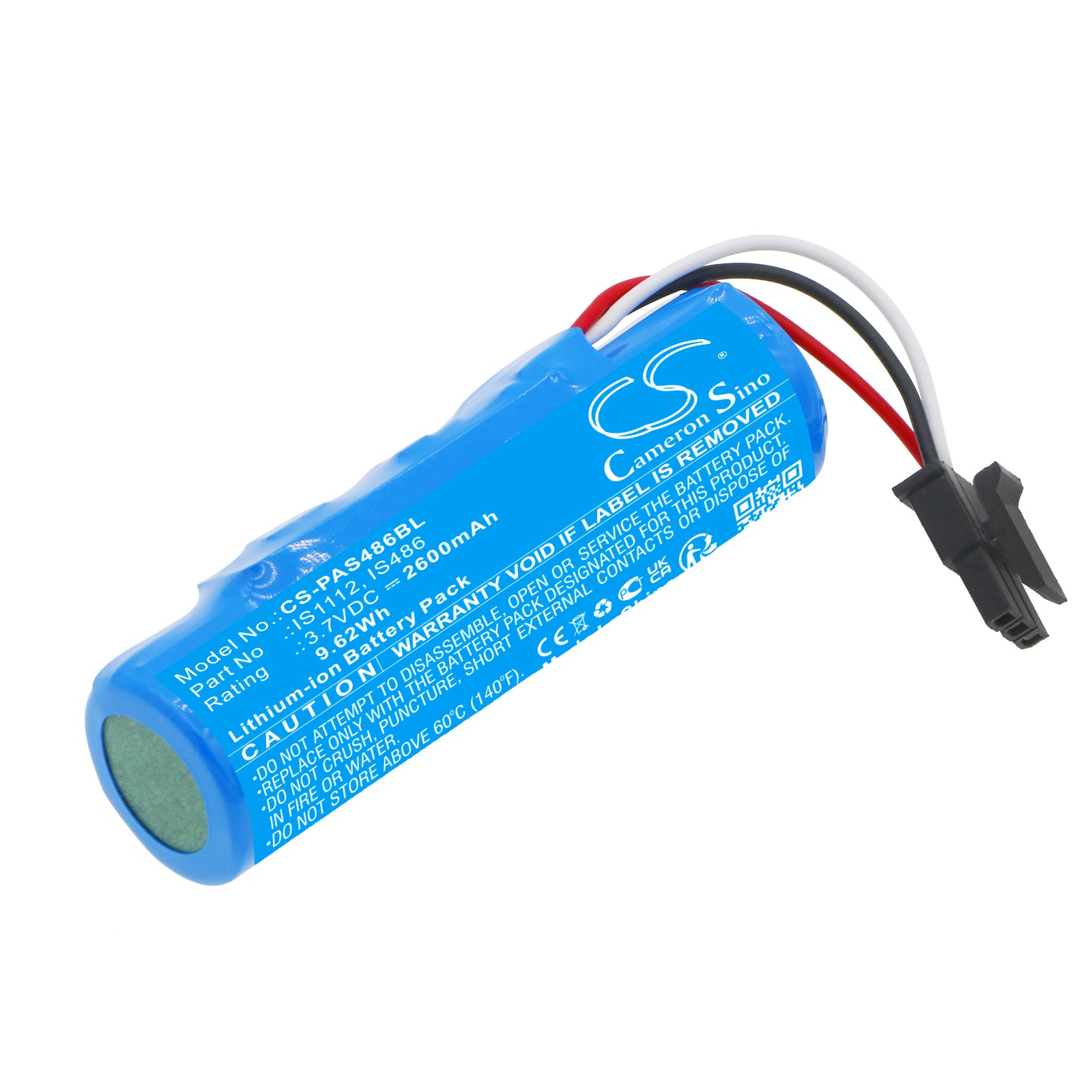 2600mAh Battery Replacement for Pax S920 Terminal - 3.7V Li-ion, IS1112/IS486 Compatible - Reliable Power
