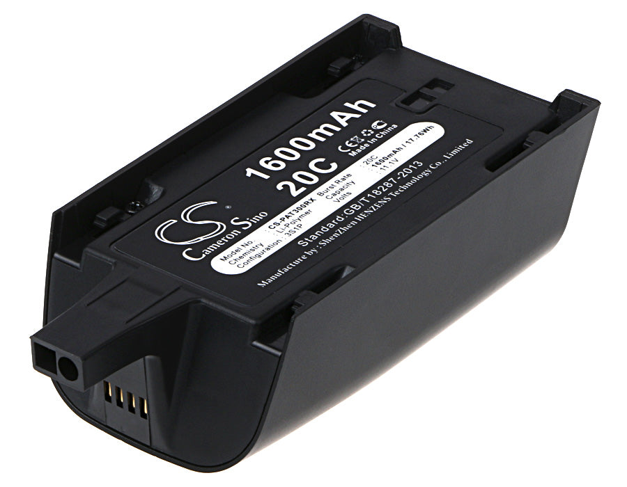 1600mAh Battery Upgrade for Parrot Bebop 3.0 Mini Drone/Quadcopter - 11.1V Li-Po - Extended Flight Time
