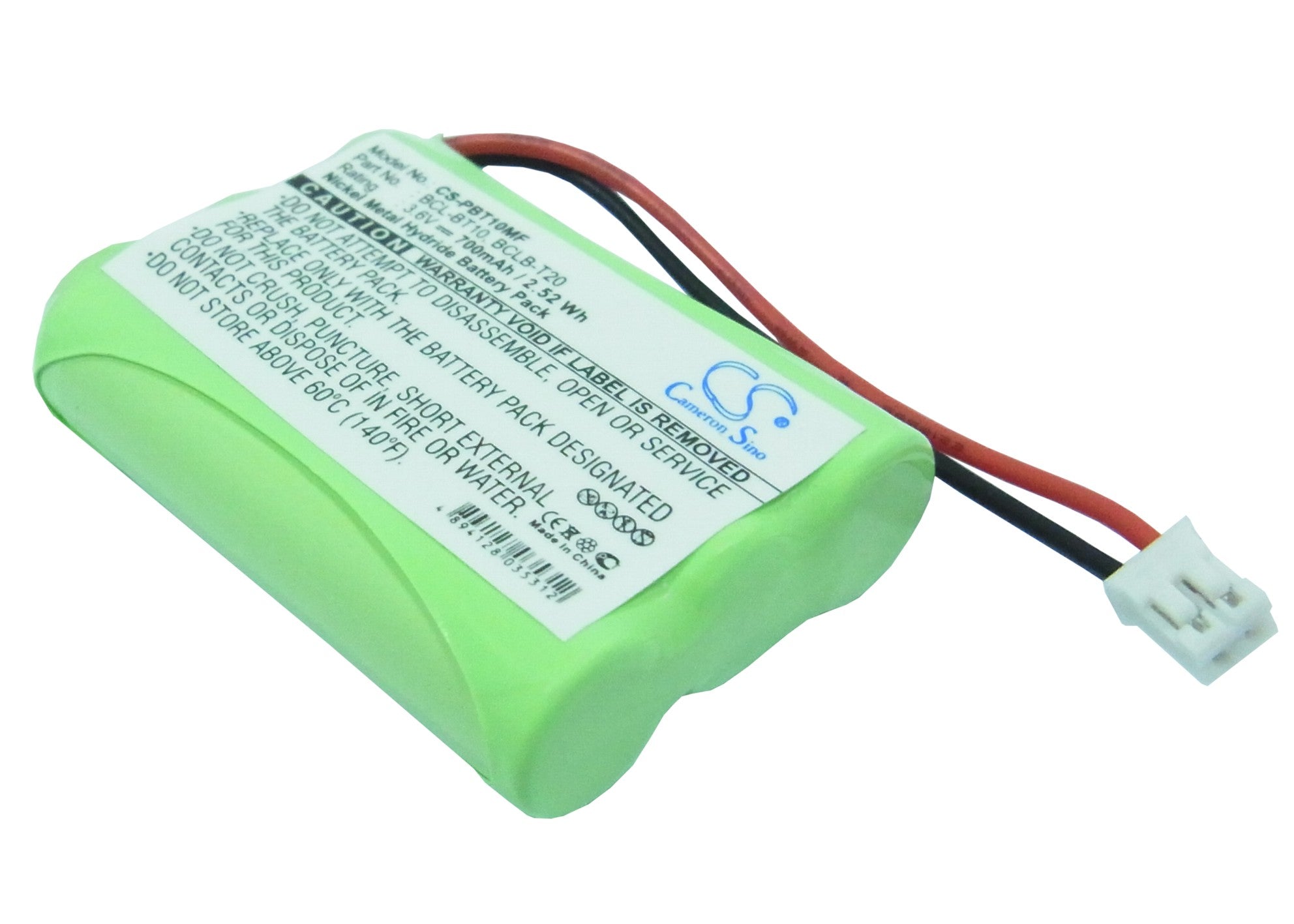 700mAh Ni-MH 3.6V Replacement Battery for Brother IntelliFax, MFC, BCL Cordless Phones

