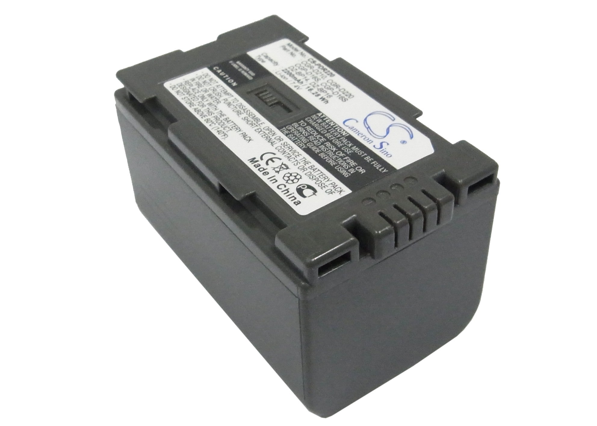 7.4V 2200mAh Li-ion Replacement Battery for Hitachi DZ-MV & Panasonic AG-DVC Camcorders

