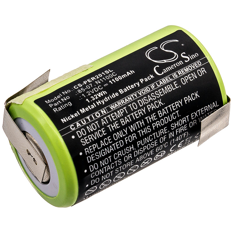 1100mAh Ni-MH Replacement Battery for Panasonic ER398 & ER201 Shavers - 1.2V, 1.32Wh, High Capacity Power
