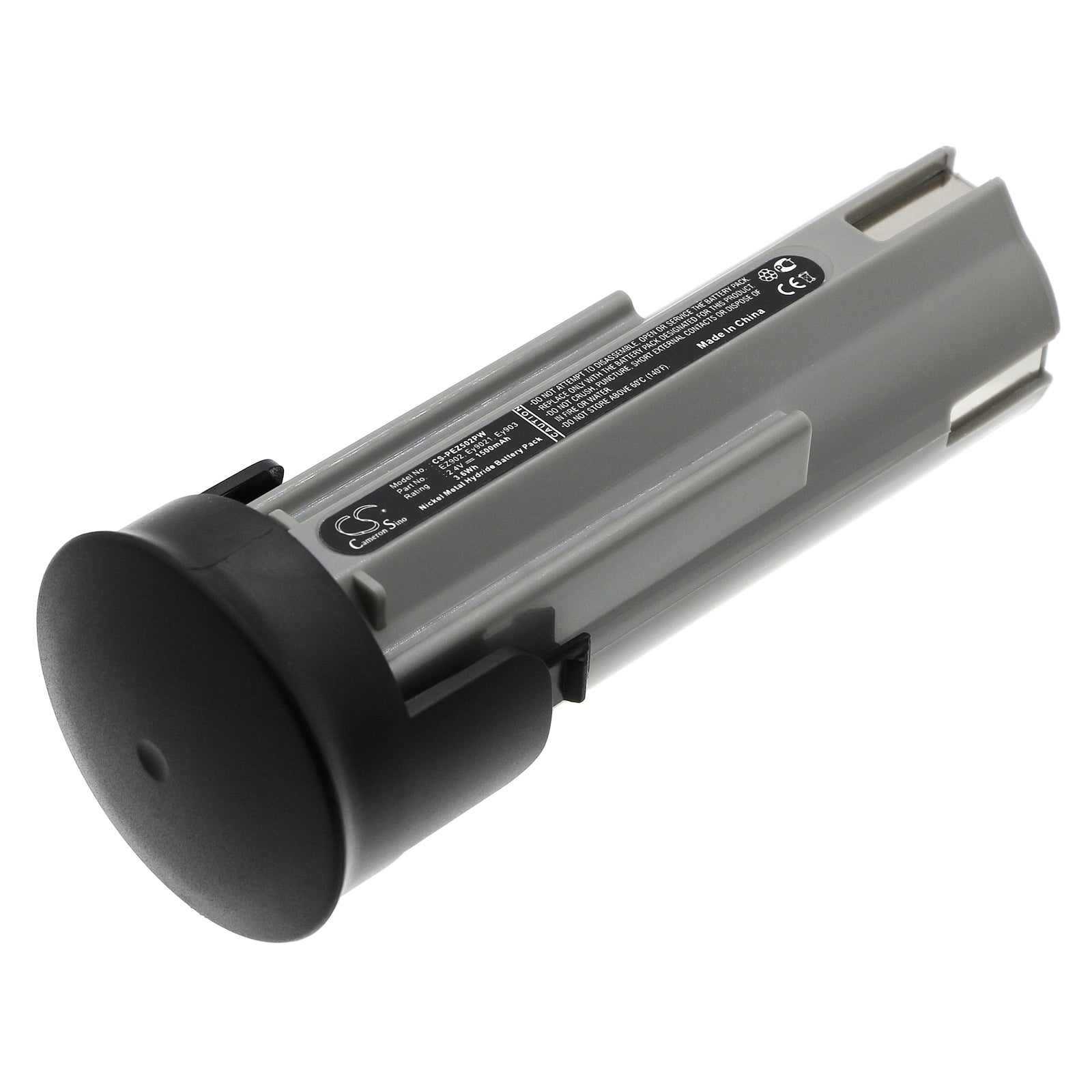 2.4V 1500mAh Ni-MH Replacement Battery for ABB Minifix 210, National/Panasonic Power Tools - High Capacity Rechargeable Pack
