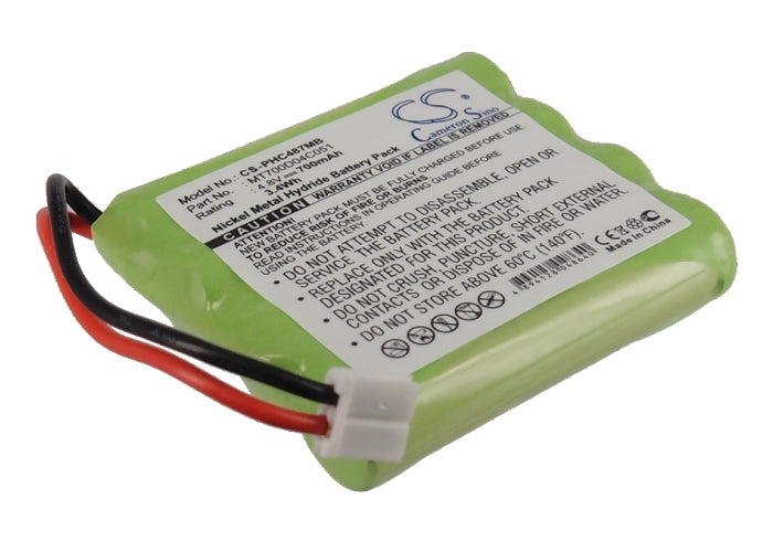 700mAh 4.8V Ni-MH Replacement Battery for Avent SDC361 Baby Monitor, Tomy Walkabout Premier & Philips SBC-EB4870
