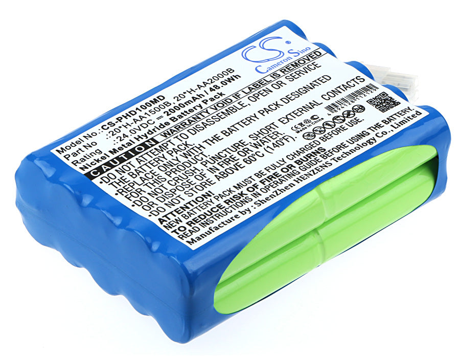 2000mAh 24V Ni-MH Battery - Replacement Power Pack for Philips Dameca Siesta i Breasy Medical Devices
