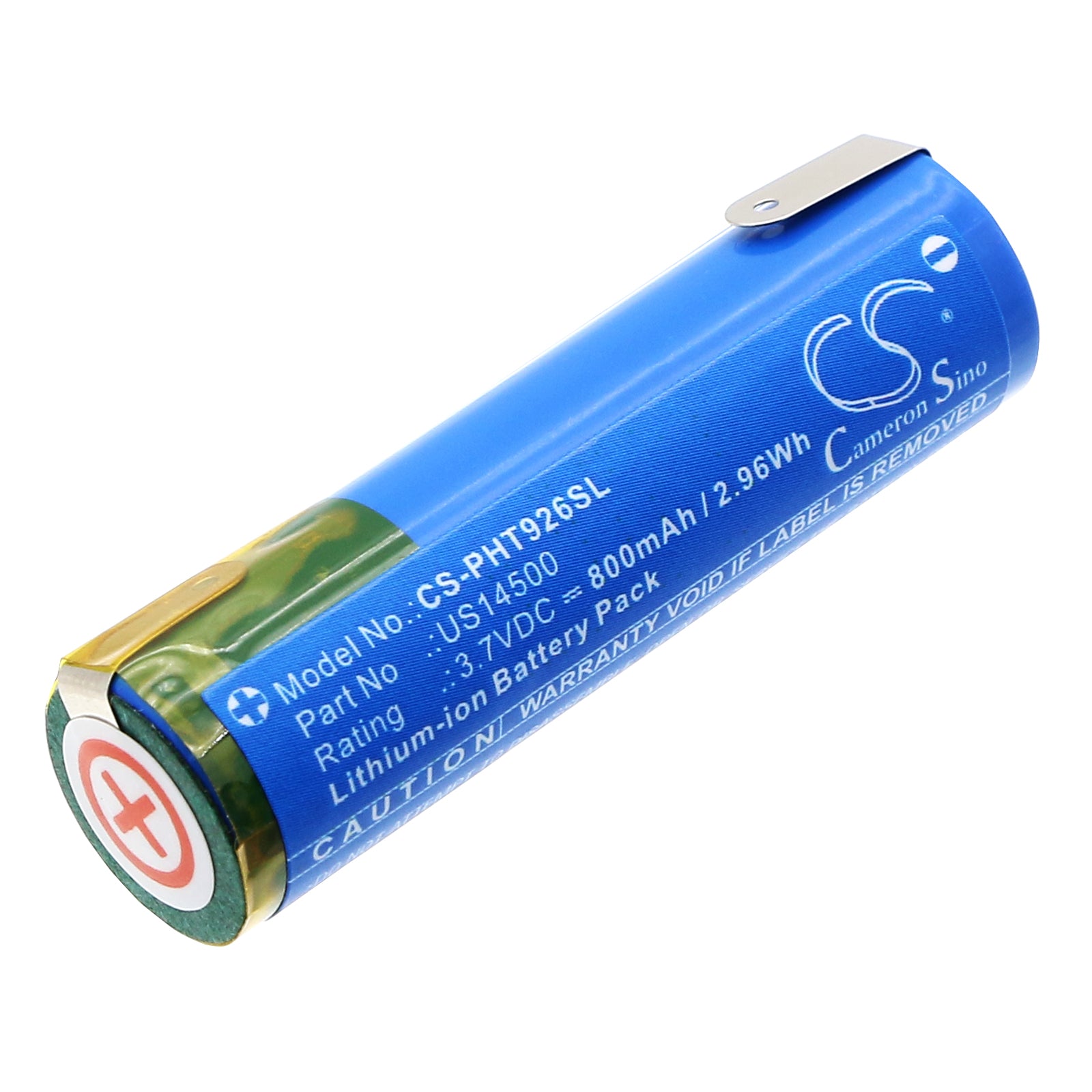 800mAh Li-ion Replacement Battery for Philips Shavers S3000, S7000, AT920, PT923, RQ1250, HQ8100 Series
