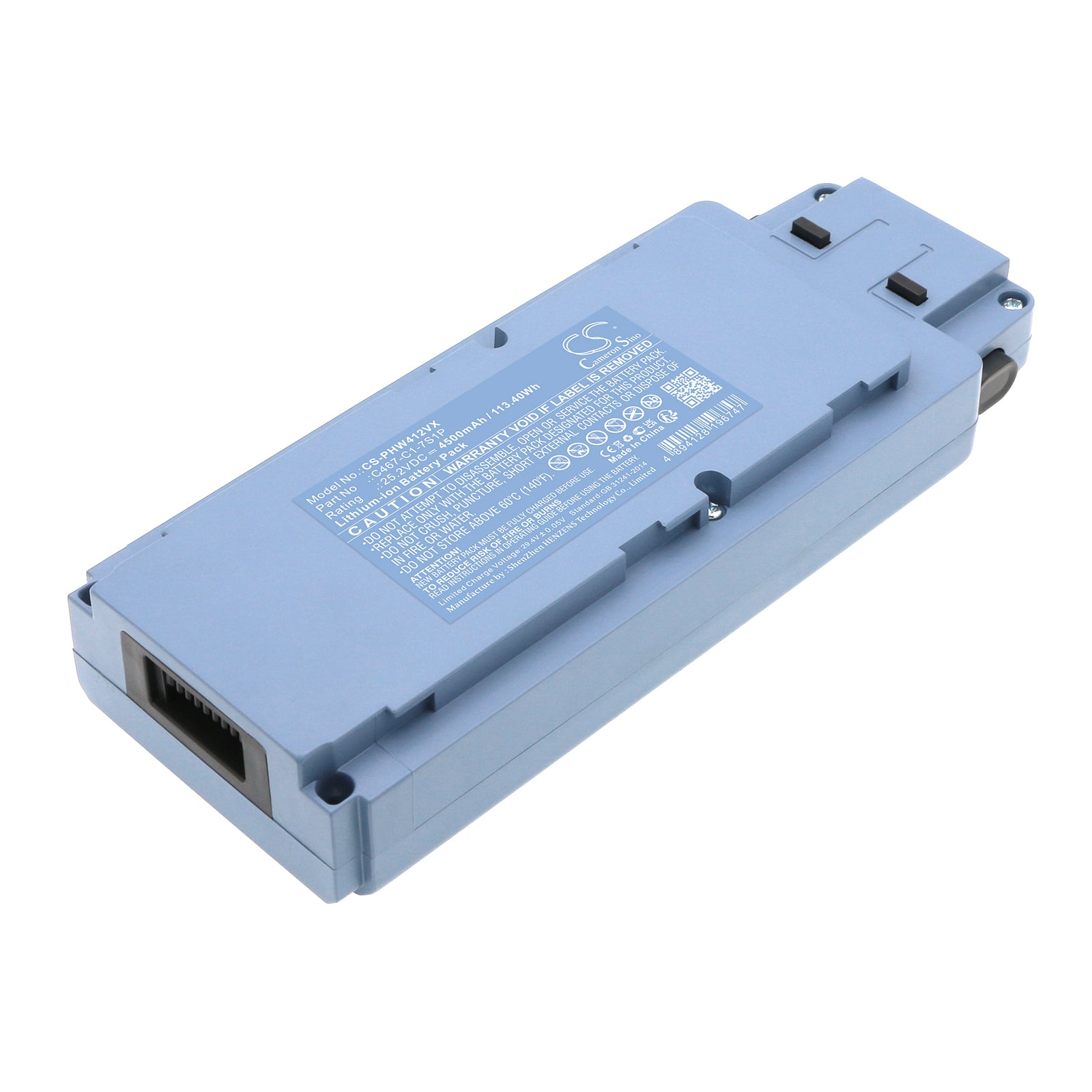 25.2V 4500mAh Li-ion Replacement Battery Pack for AlfaBot T30/T36, Haier, Philips Cordless Vacuums

