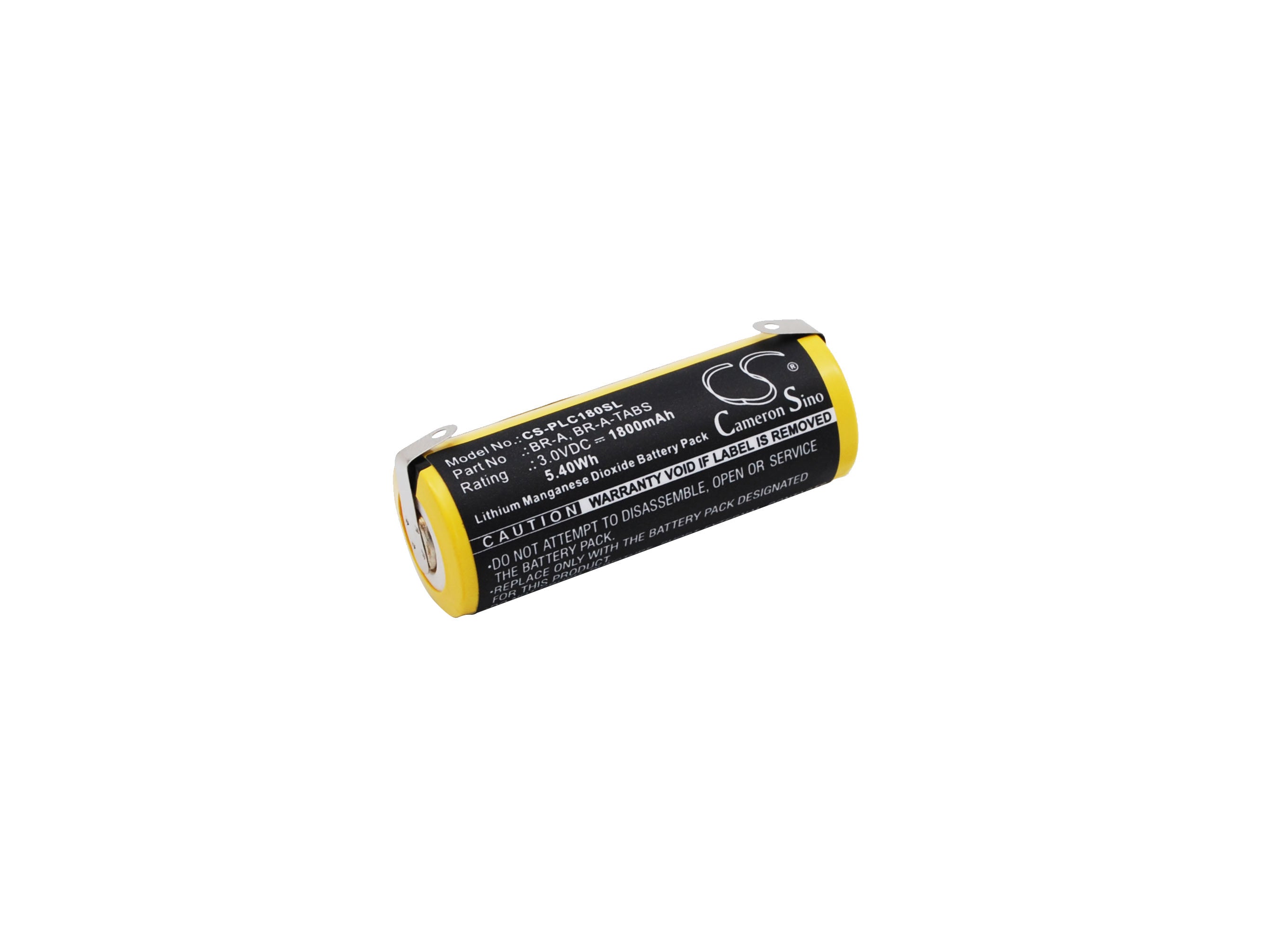 Panasonic BR-A Lithium Battery 3.0V 1800mAh - Memory Backup, AMR, Security, PLC, Toll Collection
