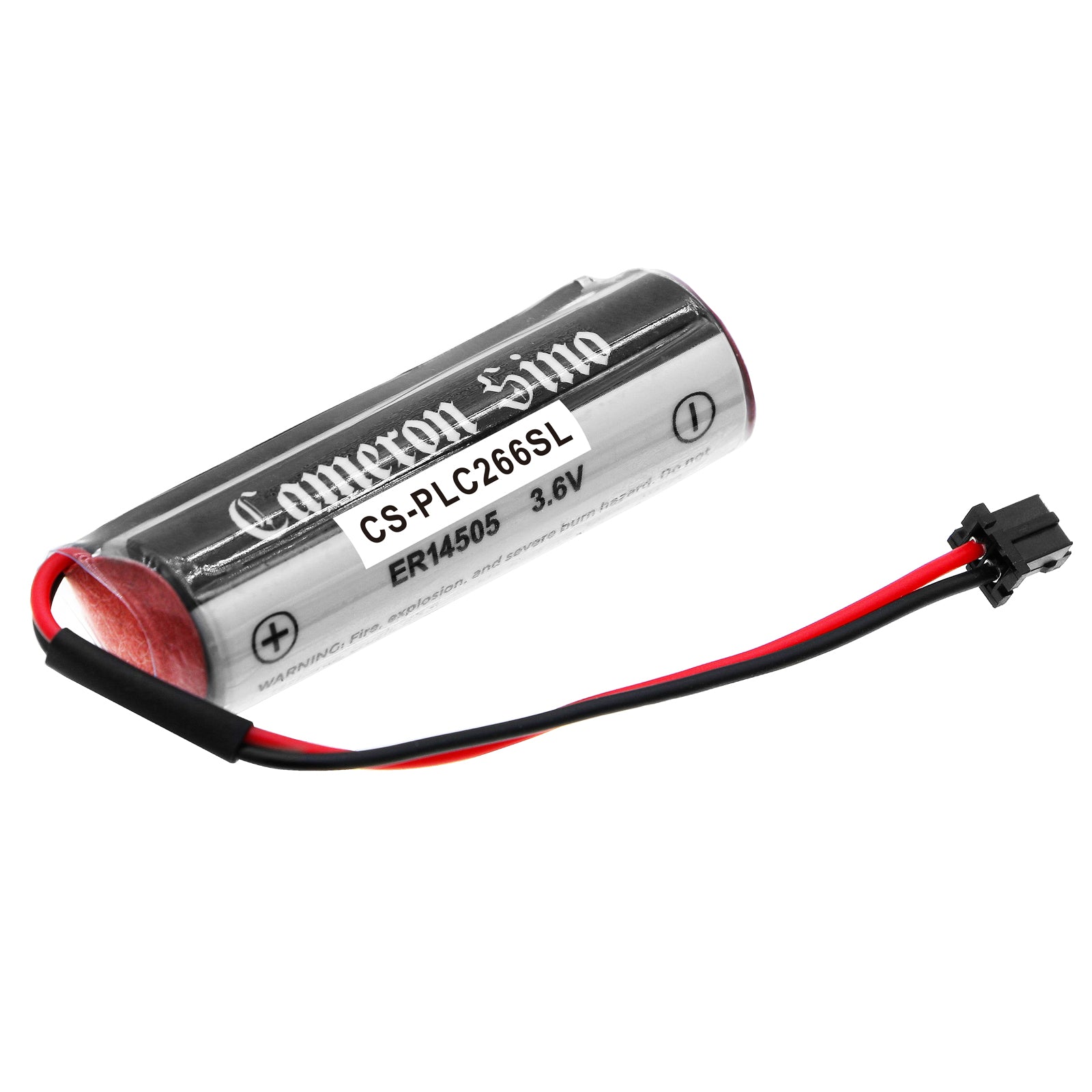 2600mAh PLC Battery for Mitsubishi M70, Toshiba ER6VC119A/B, 3.6V Li-MnO2 Replacement - CNC Machine Backup
