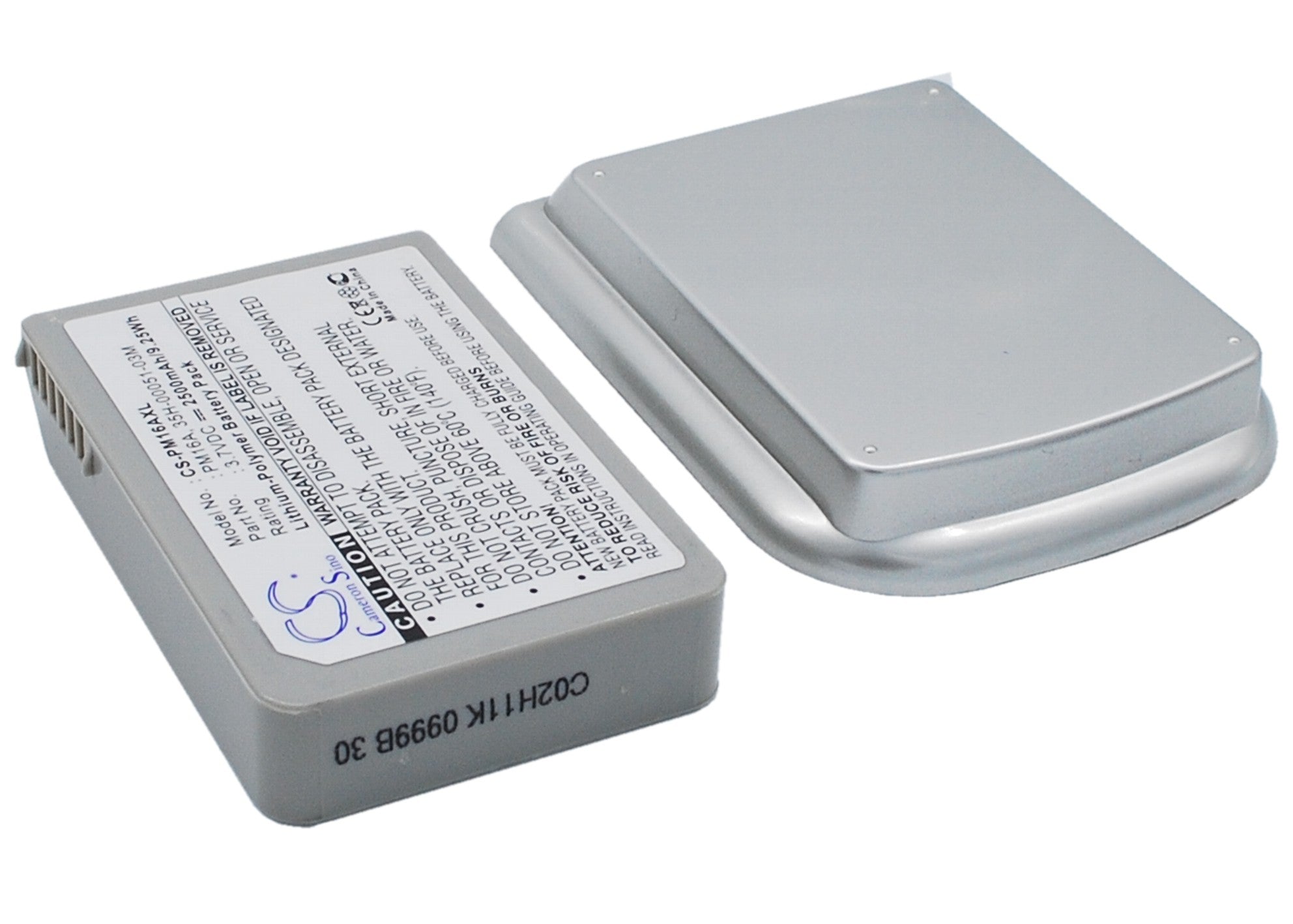 2500mAh Replacement Battery for HTC Magician, DOPOD 818, I-Mate Jam, Qtek S100 - 3.7V Li-Polymer
