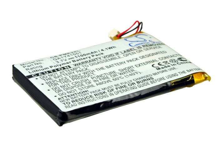 1100mAh Battery for Palm Tungsten E2 PDA: 3.7V Li-Polymer Replacement (51x34x6mm, GA1Y41551)
