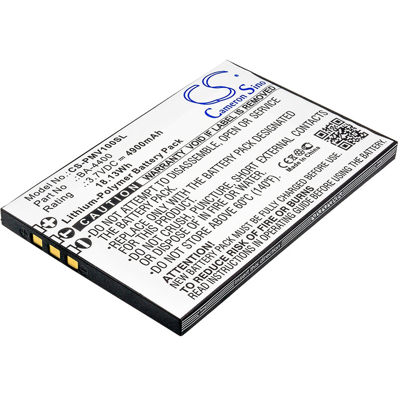 4900mAh Li-Polymer Battery for Lawmate PV-1000 DVRs - 3.7V, 18.13Wh BA-4400 Replacement

