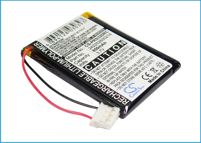 850mAh Replacement Battery for Philips PRESTIGO SRT9320 Remote Control - 3.7V Li-Polymer - Long-Lasting Power
