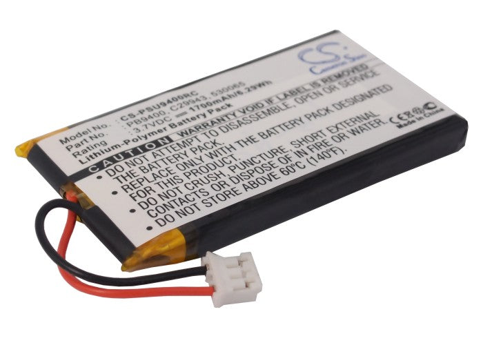 1700mAh 3.7V Li-Polymer Replacement Battery for Philips Pronto TSU-9400 & TSU-9300 Universal Remote Control
