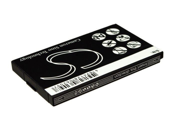 1200mAh Battery Replacement for Pantech Helio Ocean 2 PBROZ2 - 3.7V Li-ion, 62.9x38.4x5.5mm Smartphone Battery
