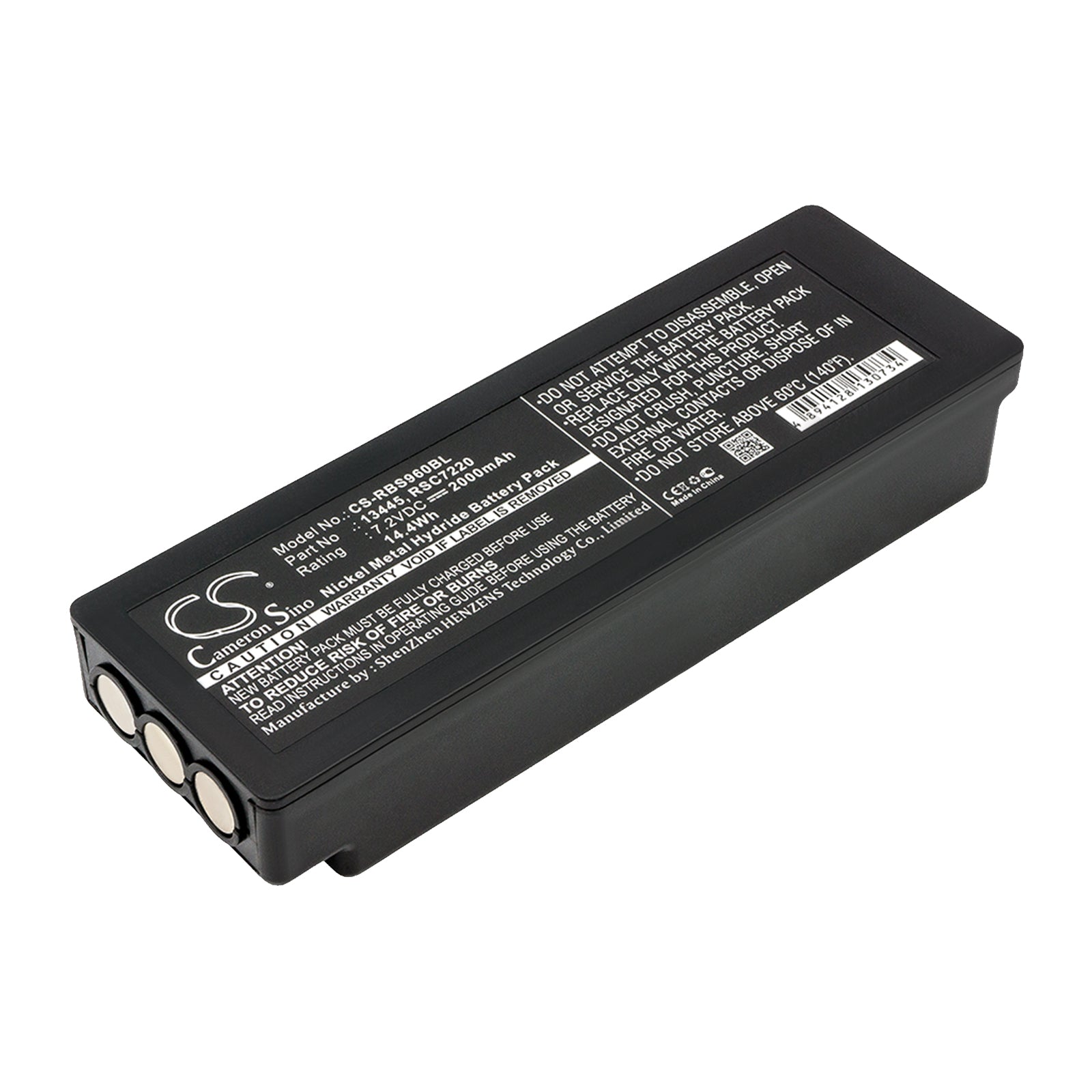 7.2V 2000mAh Ni-MH Replacement Battery for Scanreco Crane Remote 590, 960, Palfinger, RC400, Fassi, Effer
