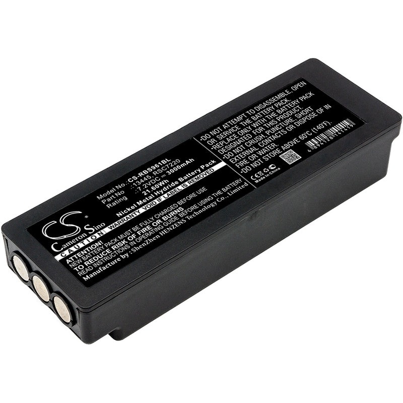 7.2V 3000mAh Ni-MH Replacement Battery for Scanreco 590, 960, Palfinger Crane Remote Controls
