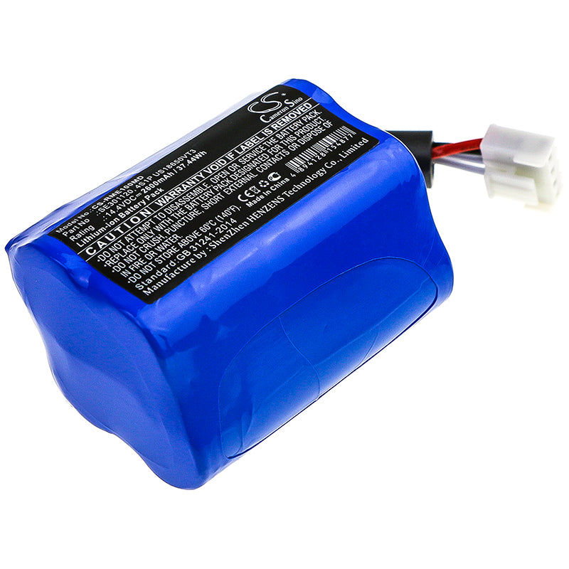 2600mAh Battery for ResMed Stellar 100/150 & R241-7254 Ventilators - 14.4V 37.44Wh Li-ion Replacement Power Pack
