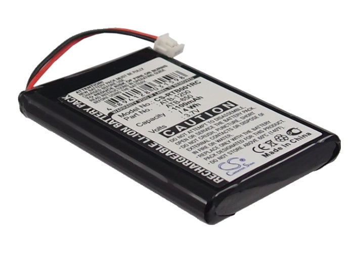 1100mAh 3.7V Li-ion Battery Replacement for RTI T2B, T2Cs, T2C, T3 Remote Controls (52.62x33.87x6.52mm)
