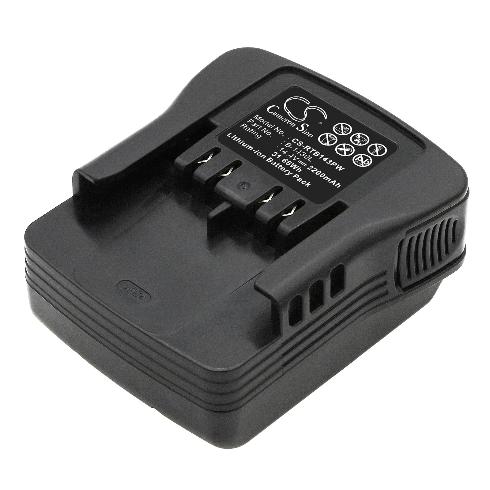 2200mAh 14.4V Li-ion Battery for Ryobi & Paslode Power Tools - Replaces B-1430L & C-1440L
