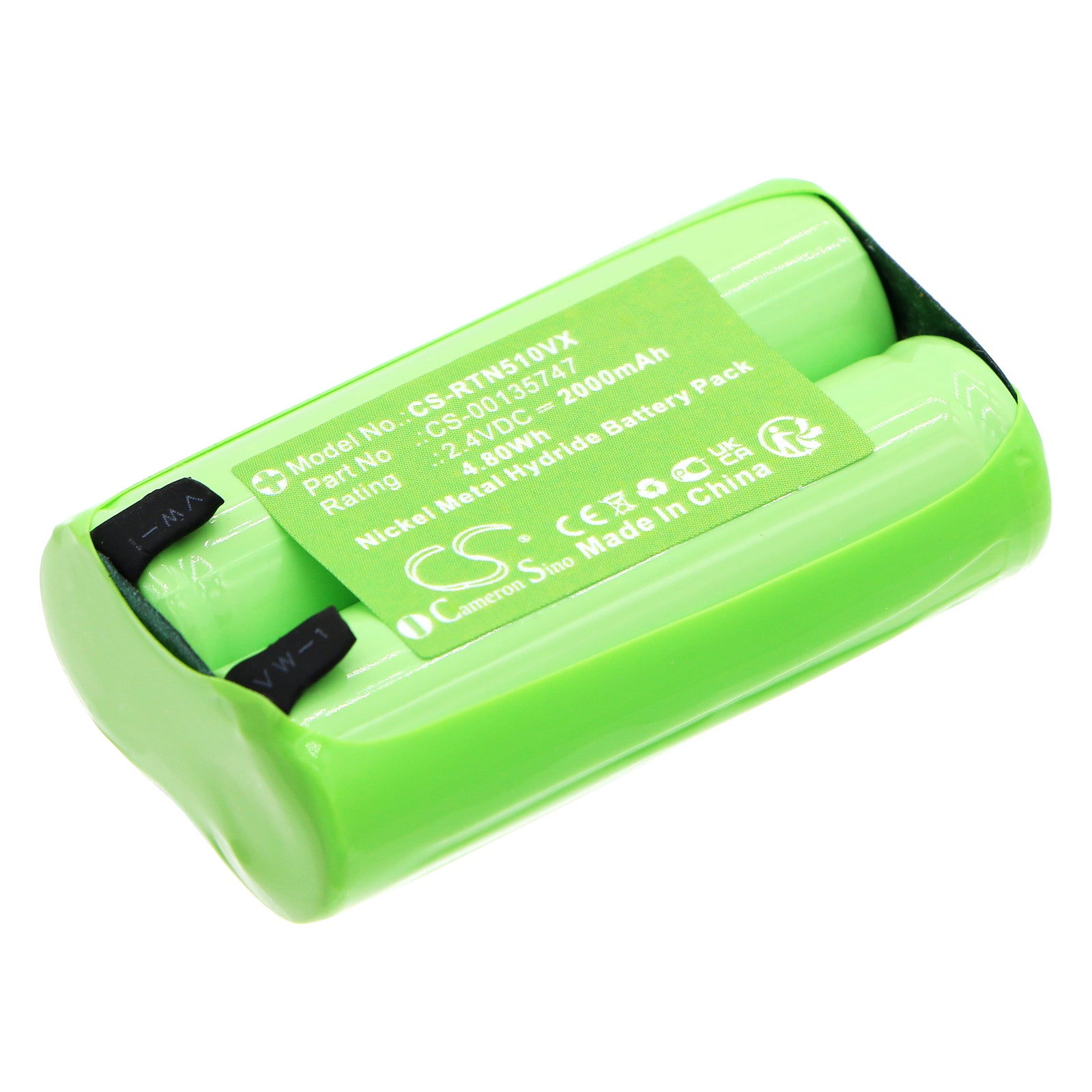 2000mAh Ni-MH Replacement Battery for Rowenta Tondeuse Wet & Dry TN5100 TN5120 TN5140 Trimmer
