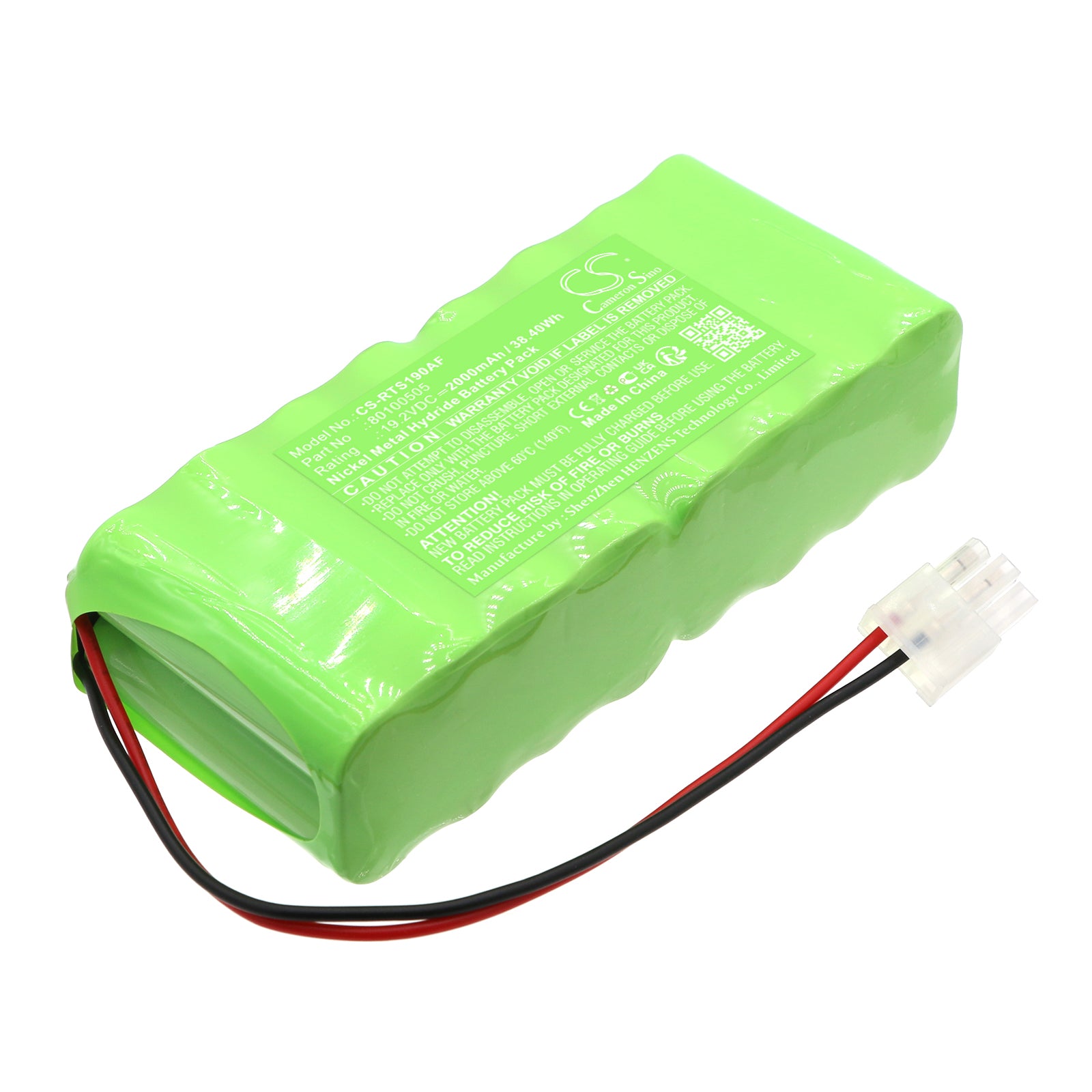 19.2V 2000mAh Ni-MH Replacement Battery for Agtatec/Record Automatic Doors STG19, STM21, BAT19 (113.6x50.8x29mm)
