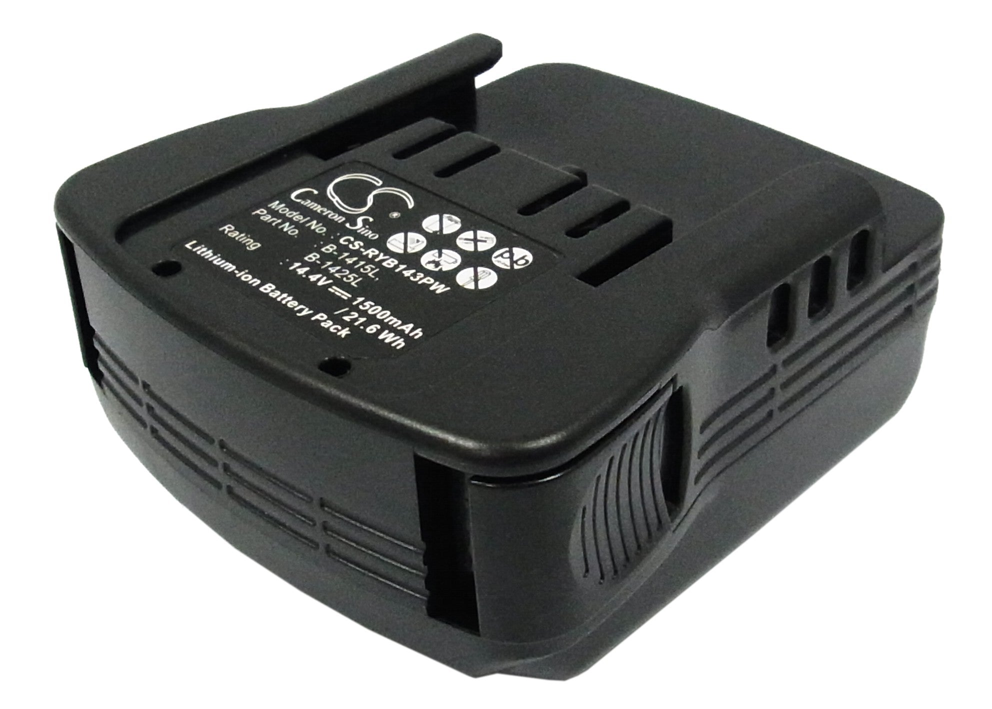 14.4V 1500mAh Li-ion Replacement Battery for Ryobi & Paslode Power Tools: B-1415L, BID-143 Compatible
