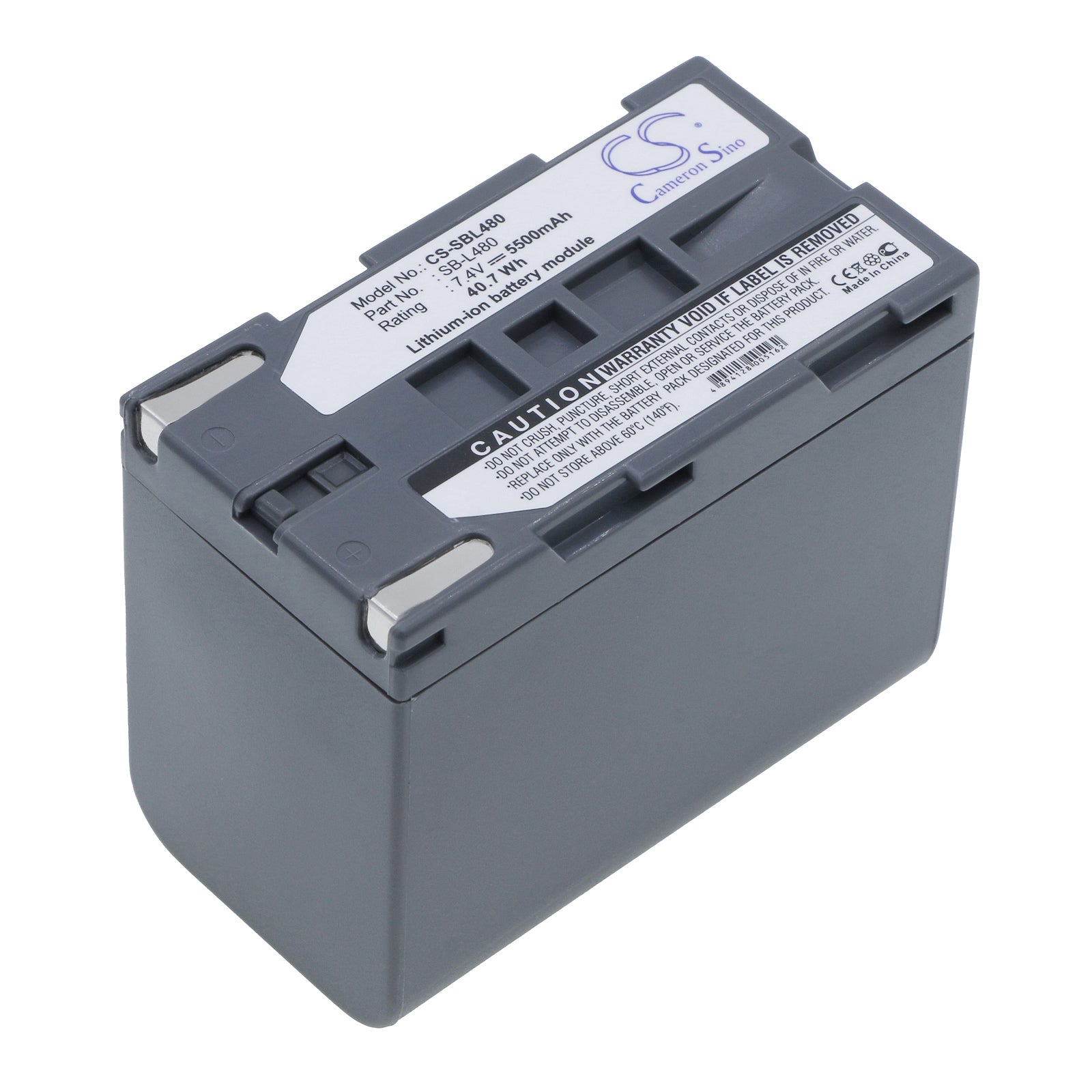7.4V 5500mAh Li-ion Battery for Leaf Aptus & Samsung Cameras - AFi-II 7, SCL907, VP-L550, SB-L480 - Long Life Digital Camera Power Solution
