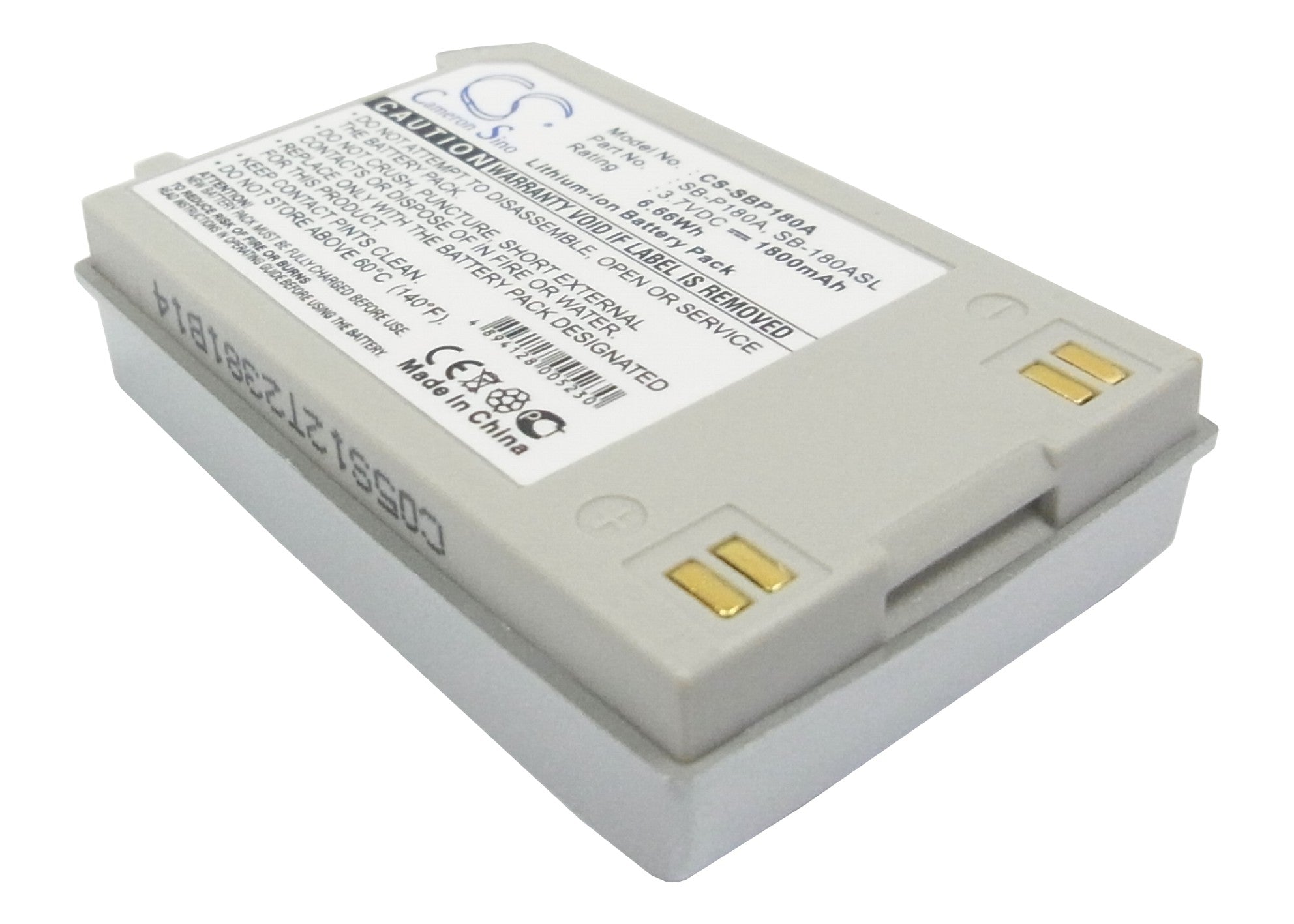 1800mAh Replacement Battery for Samsung VP-X220L & SC-X300L Camcorders - 3.7V Li-ion
