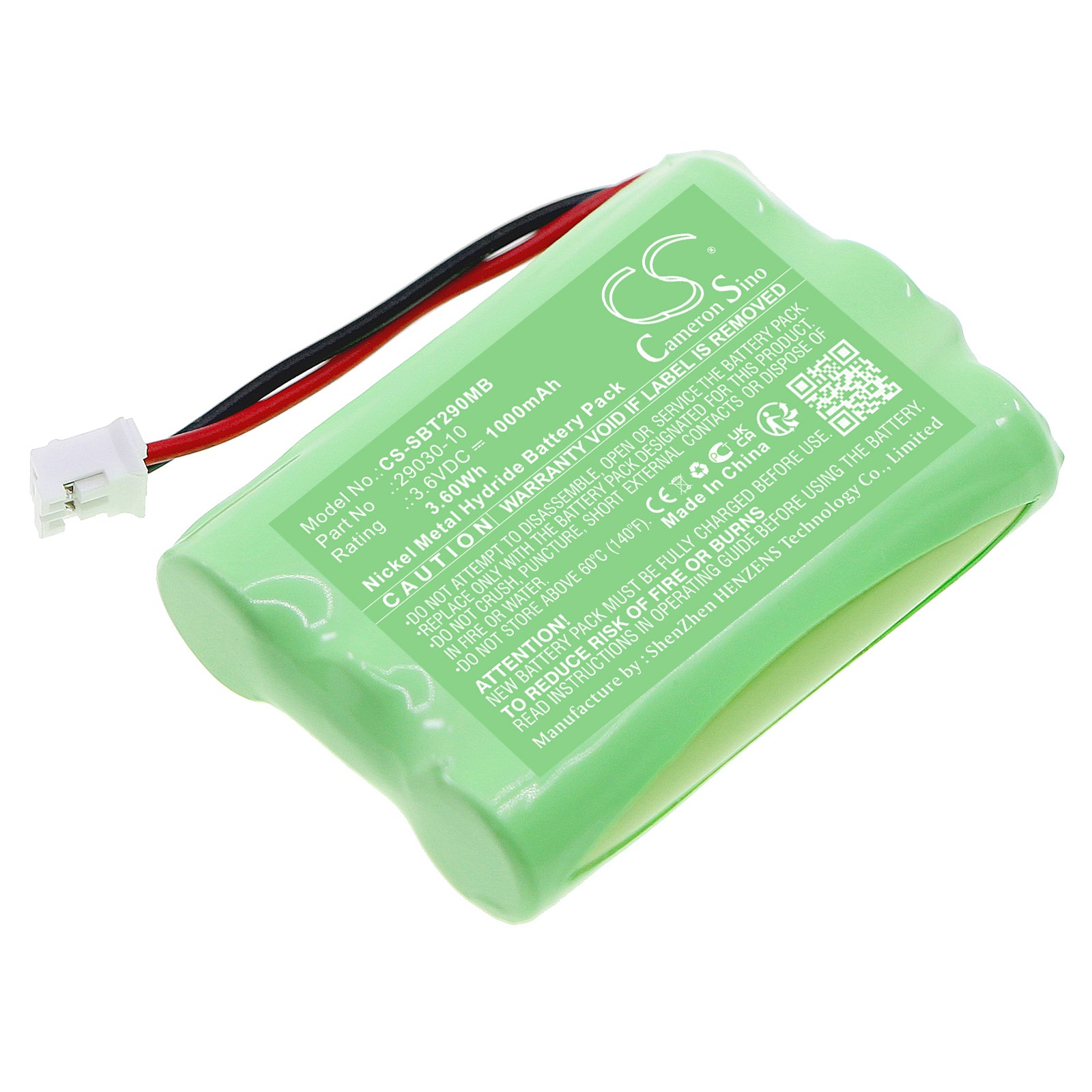 1000mAh Ni-MH Battery - Motorola MBP853 Baby Monitor & Summer Infant Monitor - 3.6V Replacement
