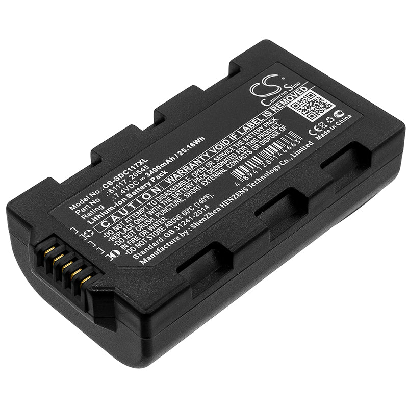 3400mAh Replacement Battery - Sokkia, Juniper Mesa, Topcon Tesla Survey Equipment - 7.4V Li-ion
