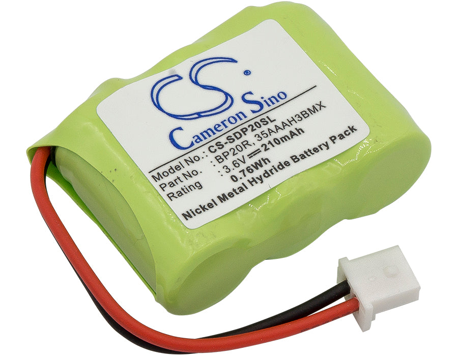210mAh Ni-MH 3.6V Dogtra Receiver Collar Replacement Battery: 175NCP, 200NCP, 300M, & Select Models
