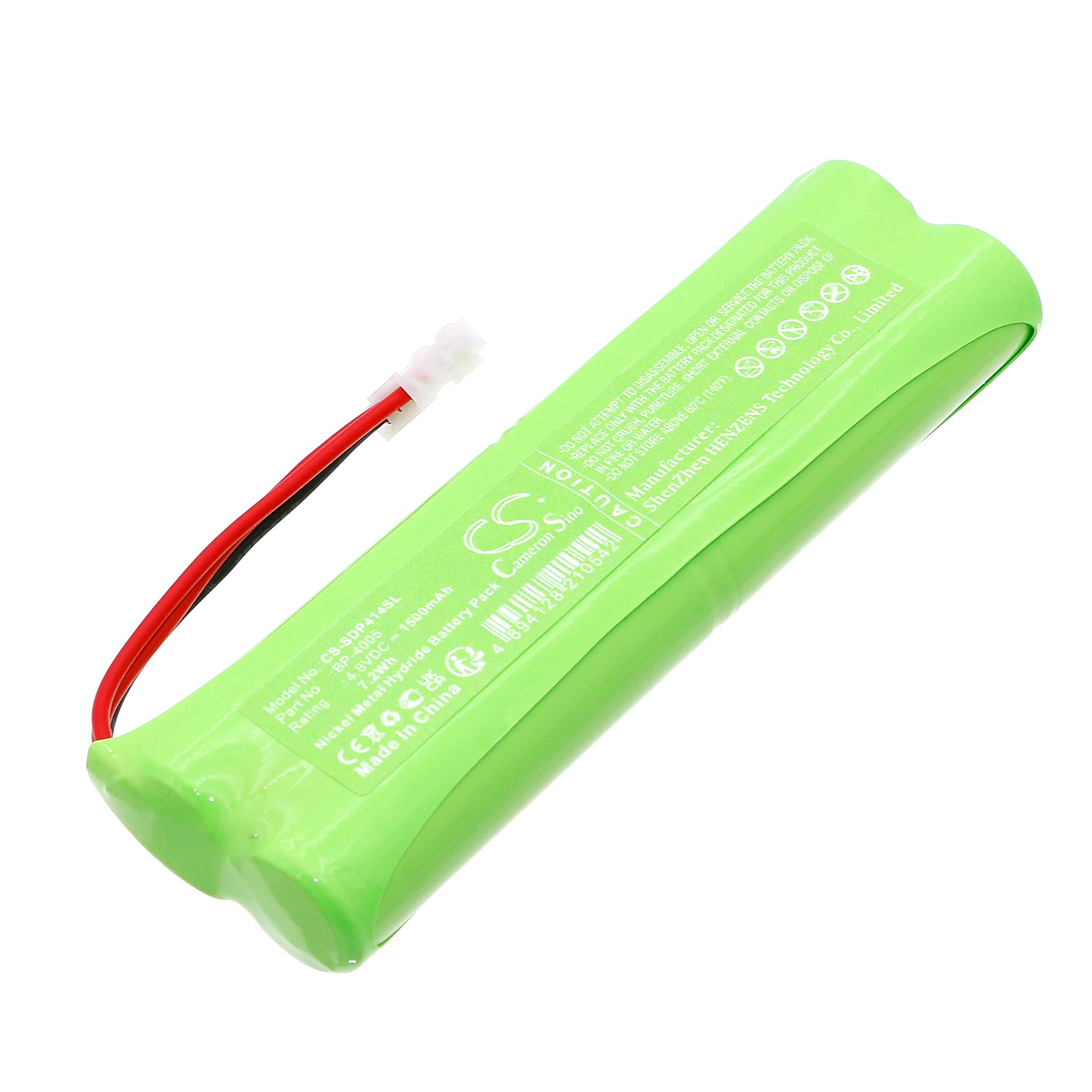 Replacement NiMH Battery for Seiko DPU-414 & BP-4005 Portable Printers, 4.8V 1500mAh High Capacity Power
