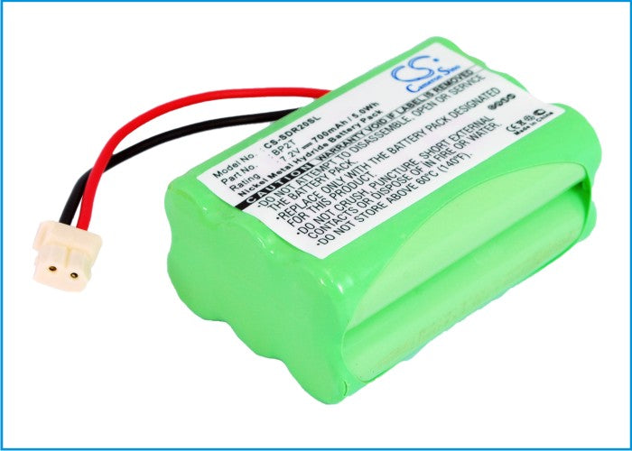 7.2V 700mAh Ni-MH Replacement Battery for Dogtra Transmitters & Training Collars (45.5x30.9x20.5mm)
