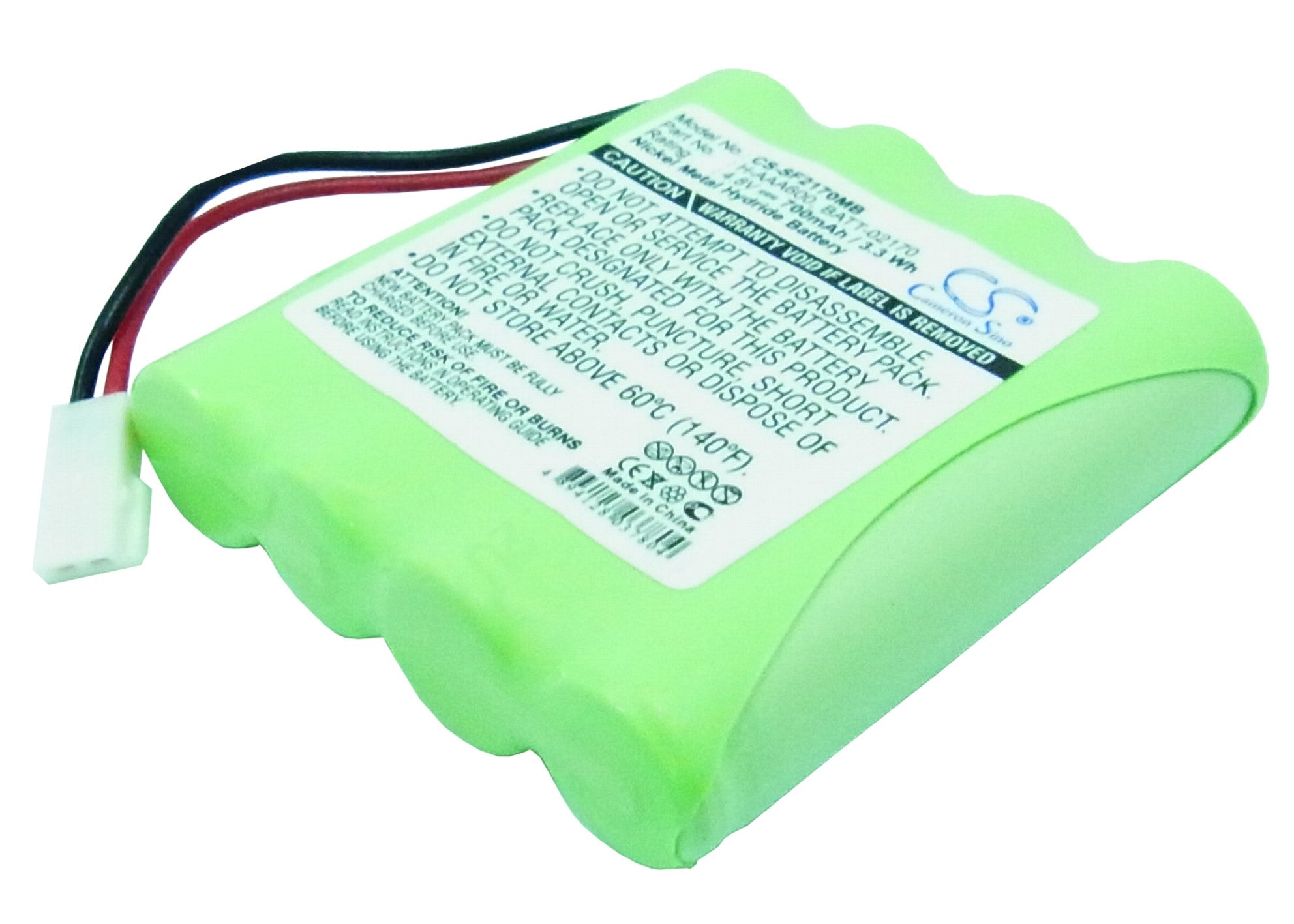 700mAh Ni-MH Battery for Lindam Baby Talk LD78R, Philips SBC & Summer Infant Monitors - Replacement Power Pack 
