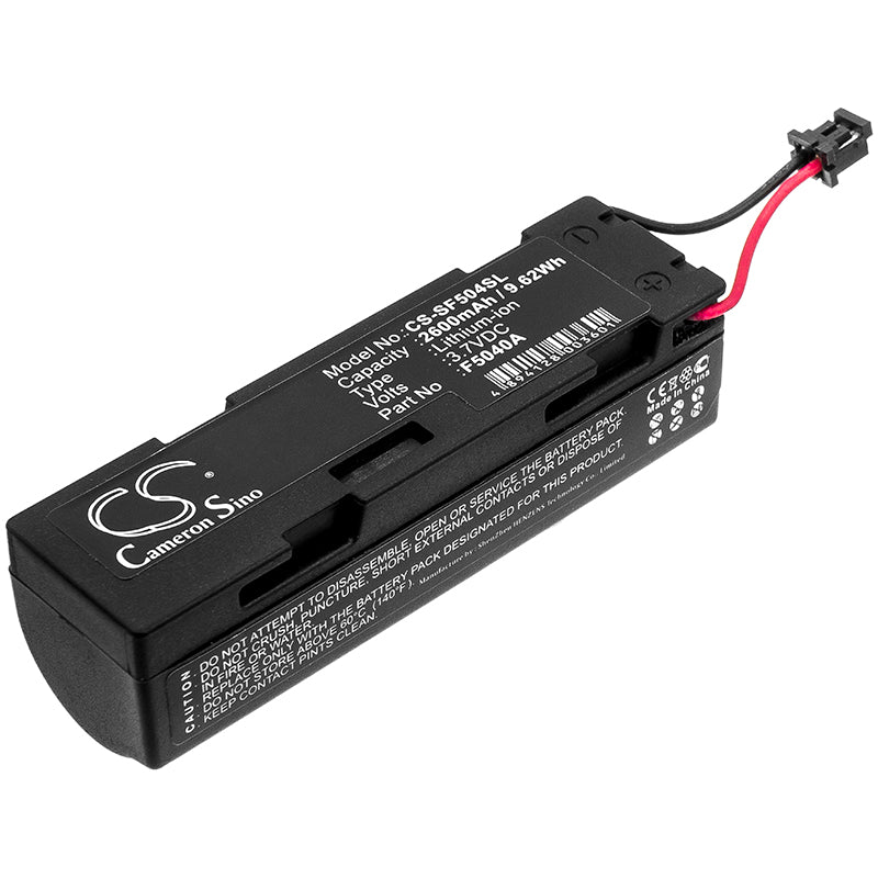 2600mAh Replacement Battery for APS BCS1002 Barcode Scanner, 3.7V Li-ion, F5040A, PS3050
