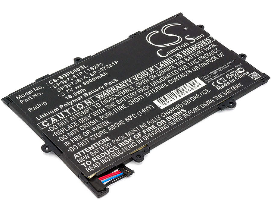 5000mAh Replacement Battery for Galaxy Tab 7.7 P6800 GT-P6810 SCH-I815 - 3.7V Li-Polymer - Repair/Replace

