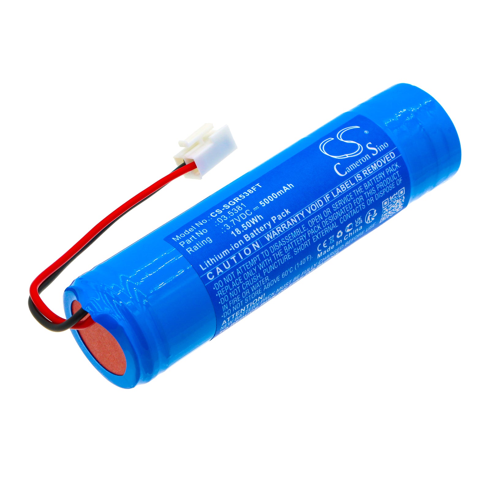 5000mAh Li-ion Replacement Battery for SCANGRIP NOVA R/UV S & 03.5439 Flashlight - 3.7V 18.5Wh
