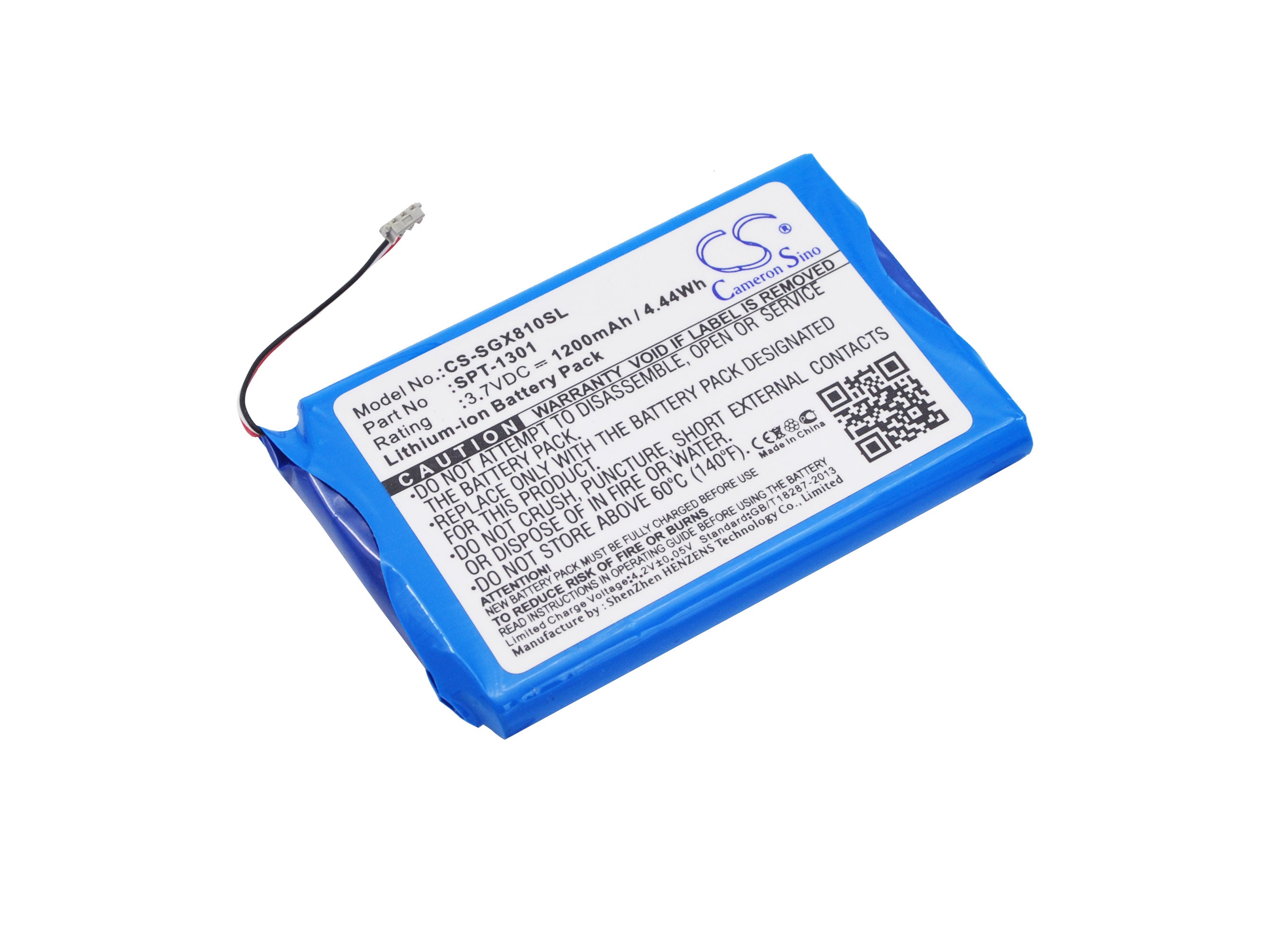 1200mAh Battery for SkyCaddie Touch GPS, X8F-SCTouch, Navigator - 3.7V Li-ion Replacement Battery
