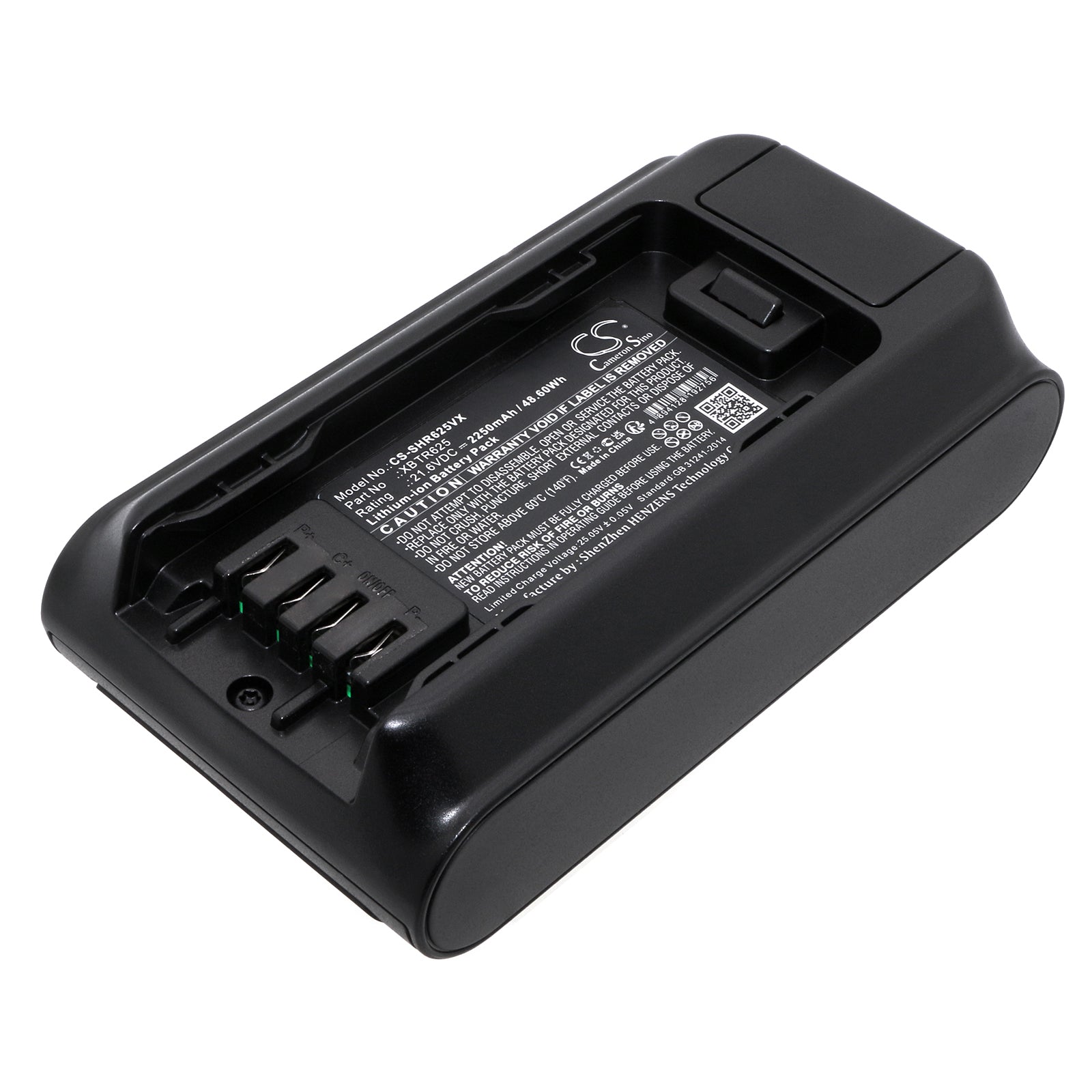 2250mAh 21.6V Replacement Battery for Shark Detect Pro Cordless Vacuum IW3511 IW3615 IW3110C, XBTR625
